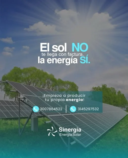 El sol no llega con factura, la energía sí